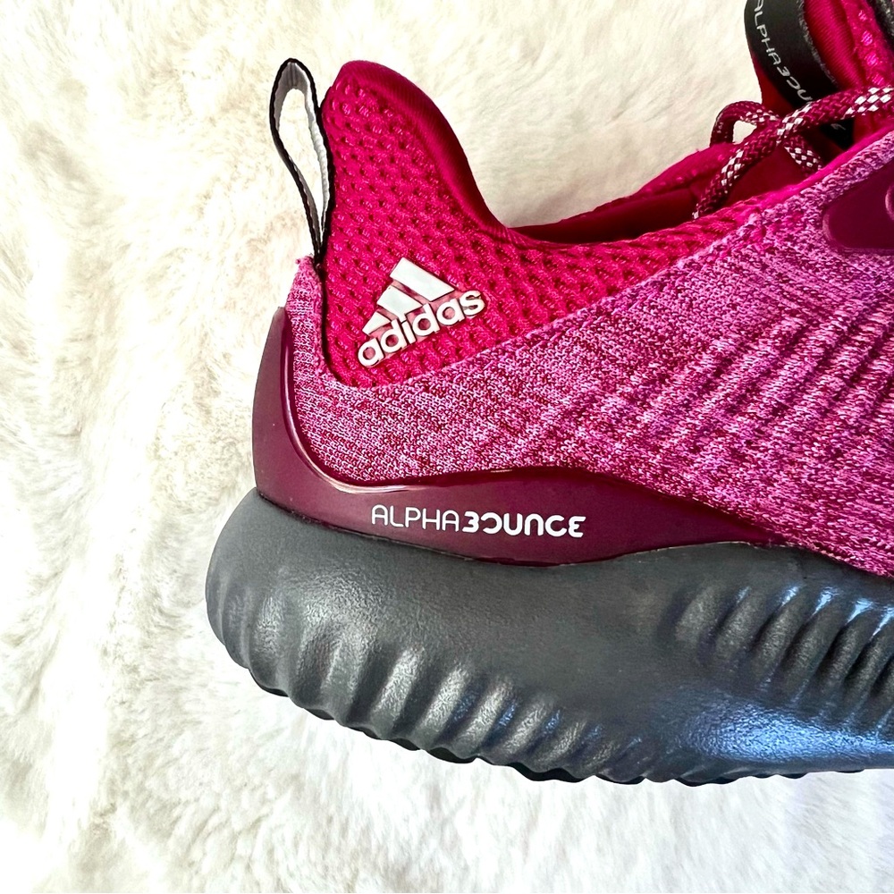 Adidas Alphabounce Running Shoes Color Ruby Size 7 NWT - Picture 12 of 15